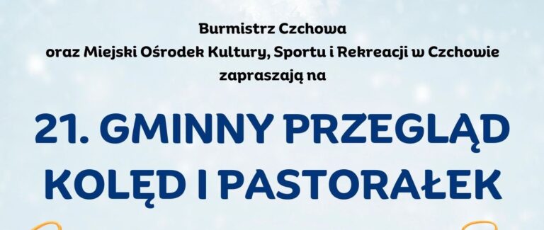 21. GMINNY PRZEGLĄD KOLĘD I PASTORAŁEK